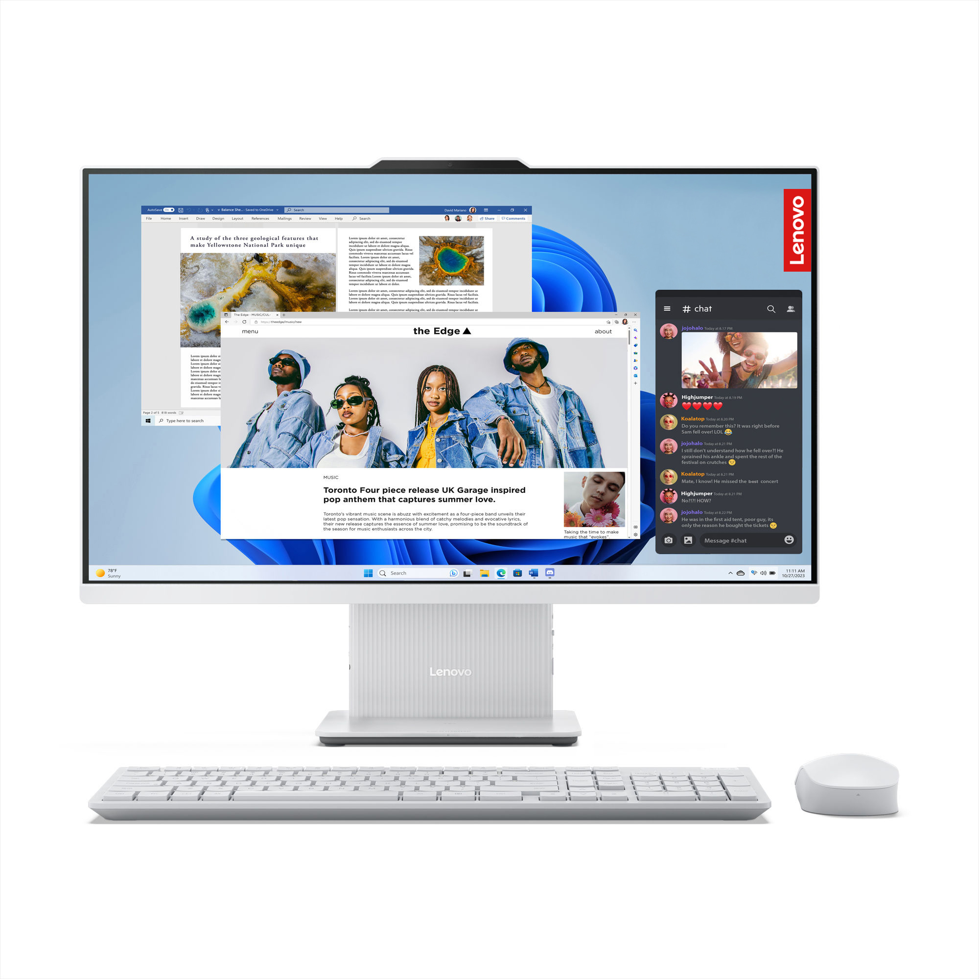 Lenovo IDEACENTRE AIO 27IRH9 I5-13420H SCATOLA APERTA E DANNEGGIATA