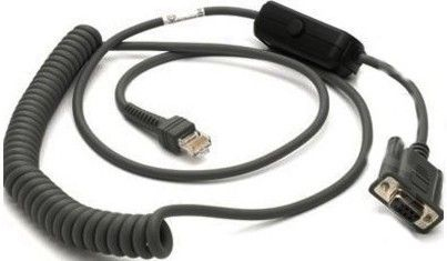 Zebra CABLE - RS232: 9 FT. (2.8M) COILED NCR 7448
