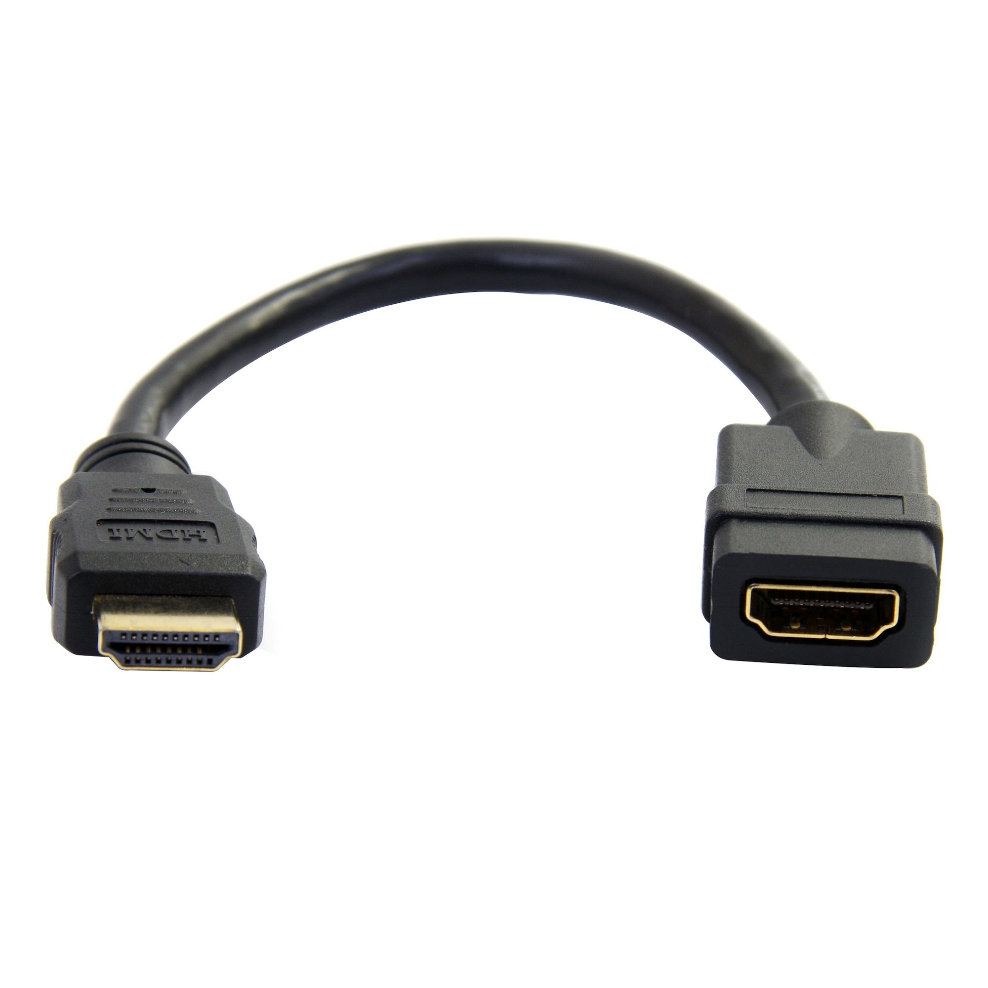 StarTech.com 6IN HDMI TO HDMI PORT SAVER CABLE M/F - ULTRA HD 4K X 2K HDM