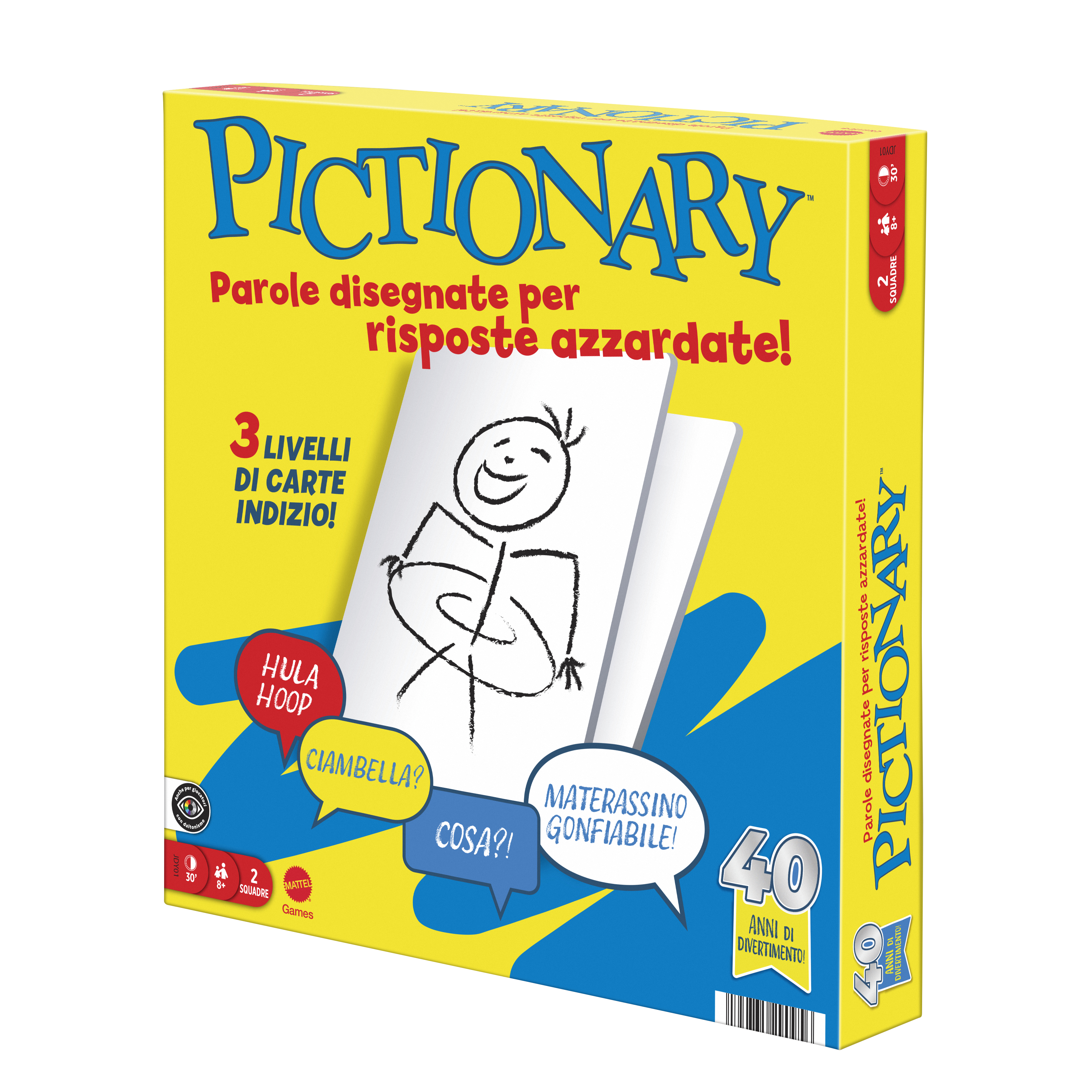 Mattel PICTIONARY CORE 40TH ANNIVERSARY