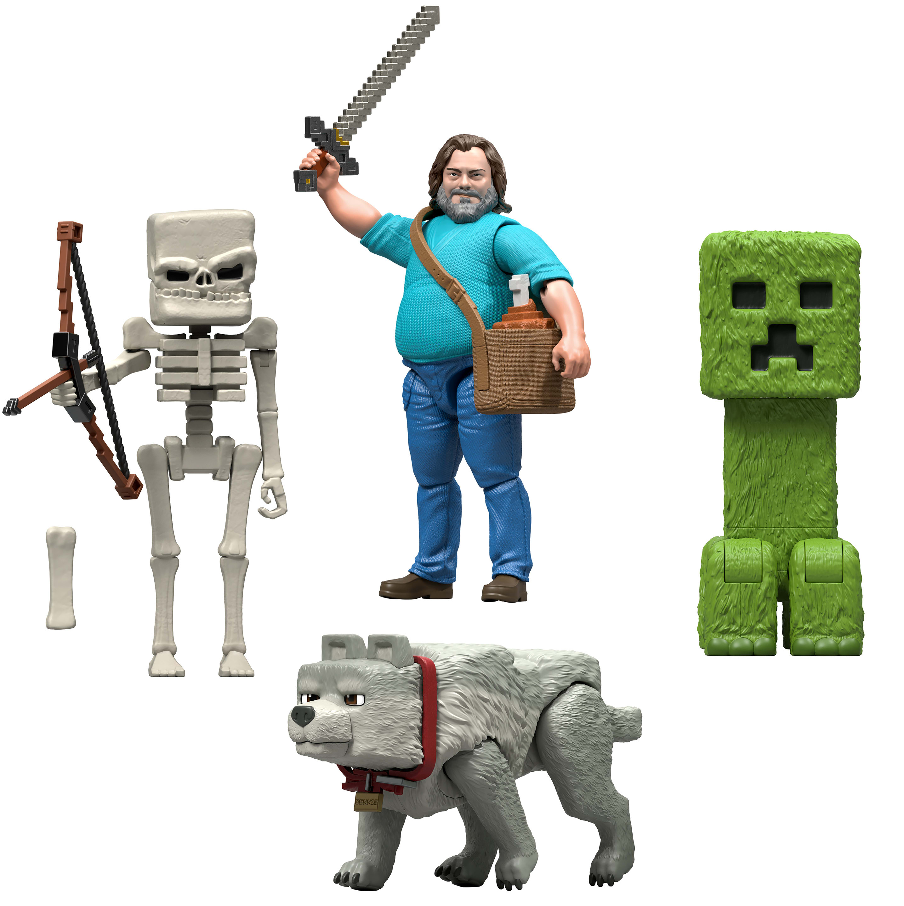 Mattel MINECRAFT MOVIE PERSONAGGI ASS.TO
