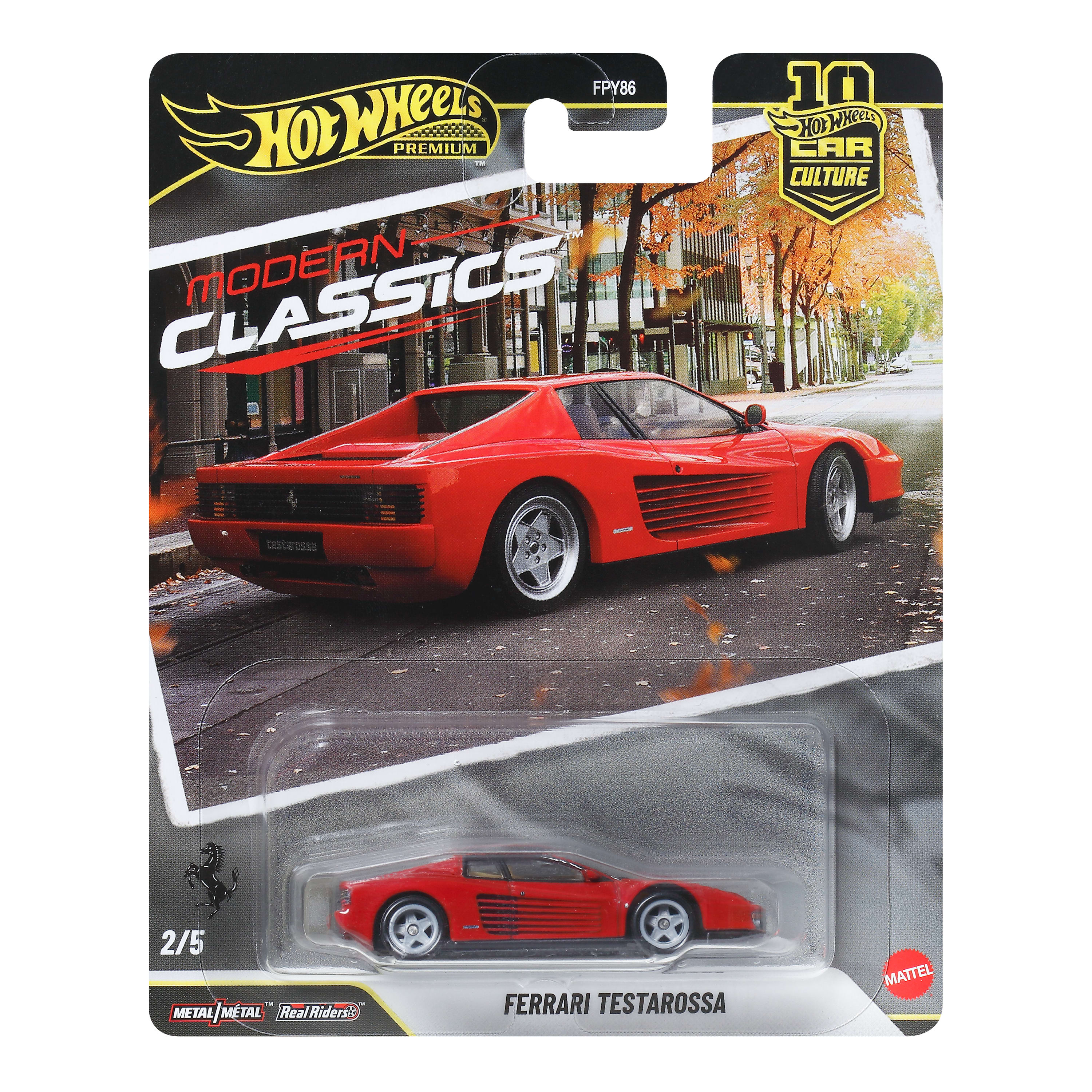 Mattel HW Premium Car Culture Ferrari Testarossa