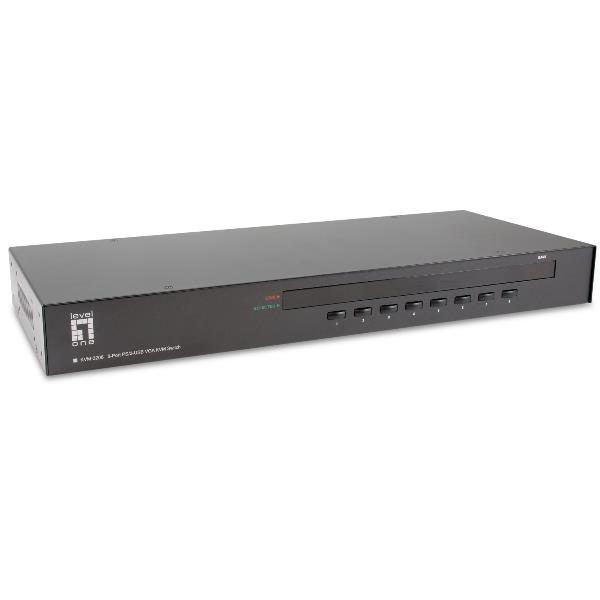 LEVELONE LEVELONE KVM-3208 - KVM 8-PORT PS/2-USB VGA con OSD, Rack