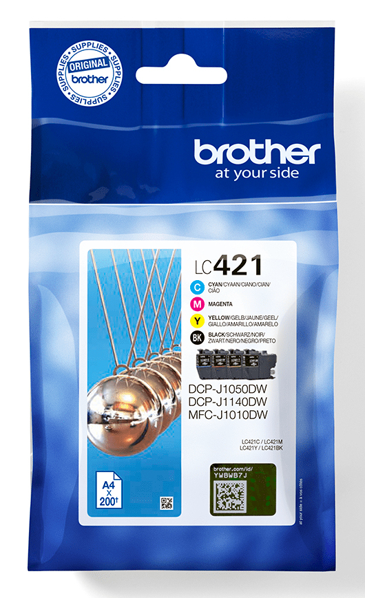 CONSUMABILI BROTHER KIT 4 CART UNA CART X COLORE