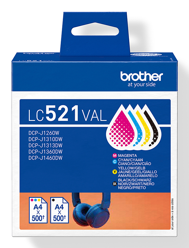 CONSUMABILI BROTHER KIT 4 CART UNA CART X COLORE