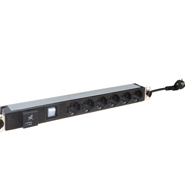 LEGRAND BASIC PDU 19 INCHES 1PHASE 16A  6 P40+L+S