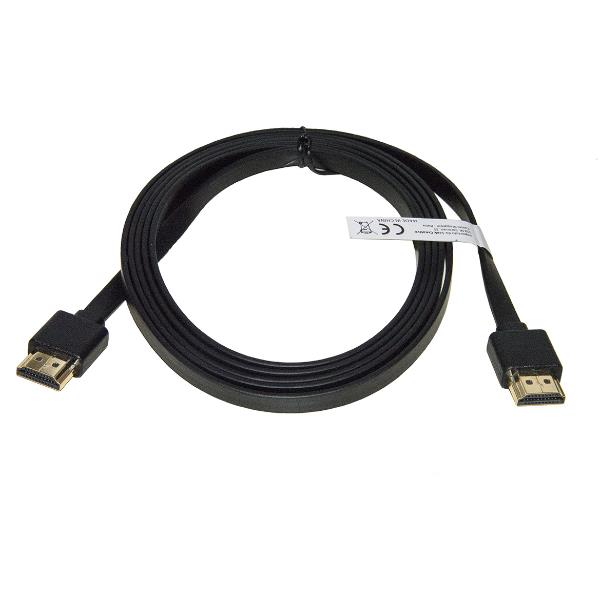 NEO CAVO PIATTO HDMI® ULTRA SLIM 4K CON MINI CONNETTORI SALVASPAZIO MT 1,8