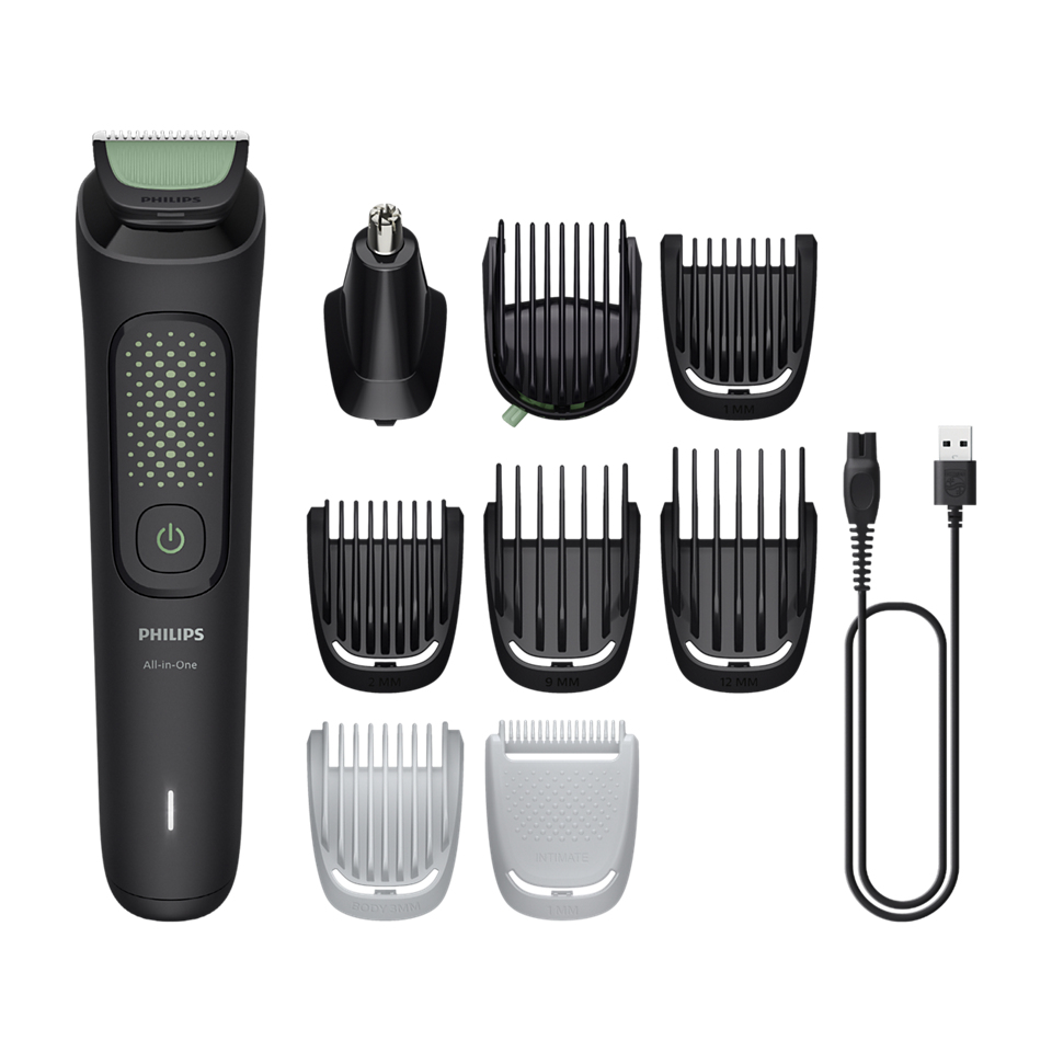 PHILIPS ELETTRODOMESTICI All-in-One Trimmer 3000 Series Rifinitore 9 in1