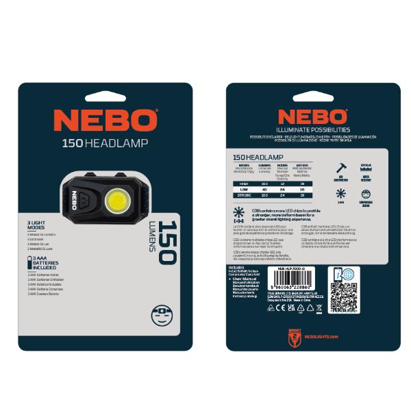 NEBO 150 HEADLAMP