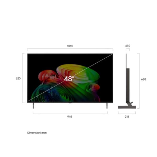 48 OLED AI B6 4K ULTRA HD WEBOS26 - PIEDINI LATERALI 14