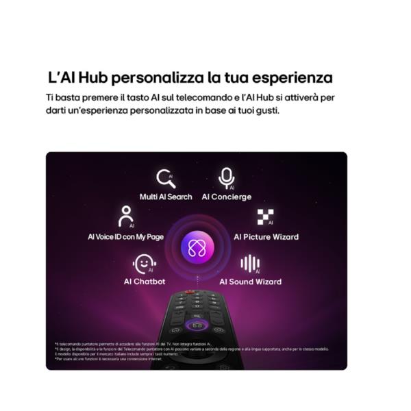 55 OLED AI B6 4K ULTRA HD WEBOS26 - PIEDINI LATERALI 9