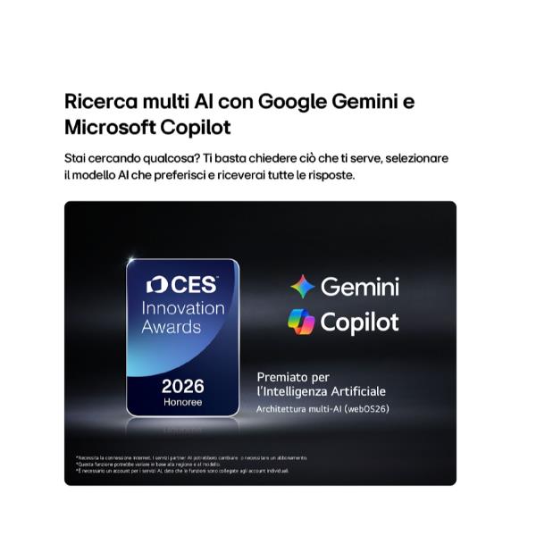 77 OLED AI B6 4K ULTRA HD WEBOS26 - PIEDINI LATERALI 10