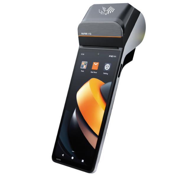 SUNMI V3 DISPLAY 6,75" , WIFI, 4G, BTLE, 3GB/32GB, DOPPIA CAM, STAMPANTE 58MM, NFC, ANDROID 13 NO GMS