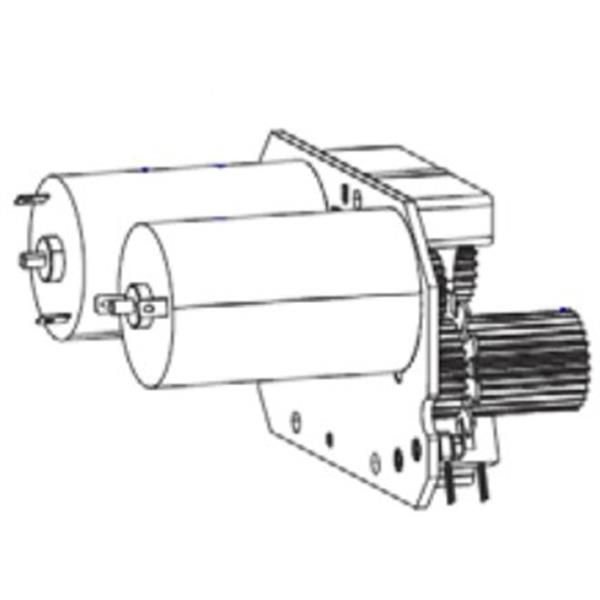 ZEBRA - AIT Kit Ribbon Drive System Conversion to New Design ZE500 RH Series. For units with ribbon drive motor 44197-102 and ribbon control PCBA 57311-002 installed. Install all included part