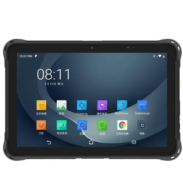 UROVO P8100 TABLET RUGGED, DISPLAY 10", SCANNED 2D, WIFI6E, 5G (2 x NANO SIM), NFC, BTLE, RICARICA RAPIDA, CAM, ANDROID 13 GMS, IP65 - INCLUDE ALIMENTATORE E CAVO USB-C