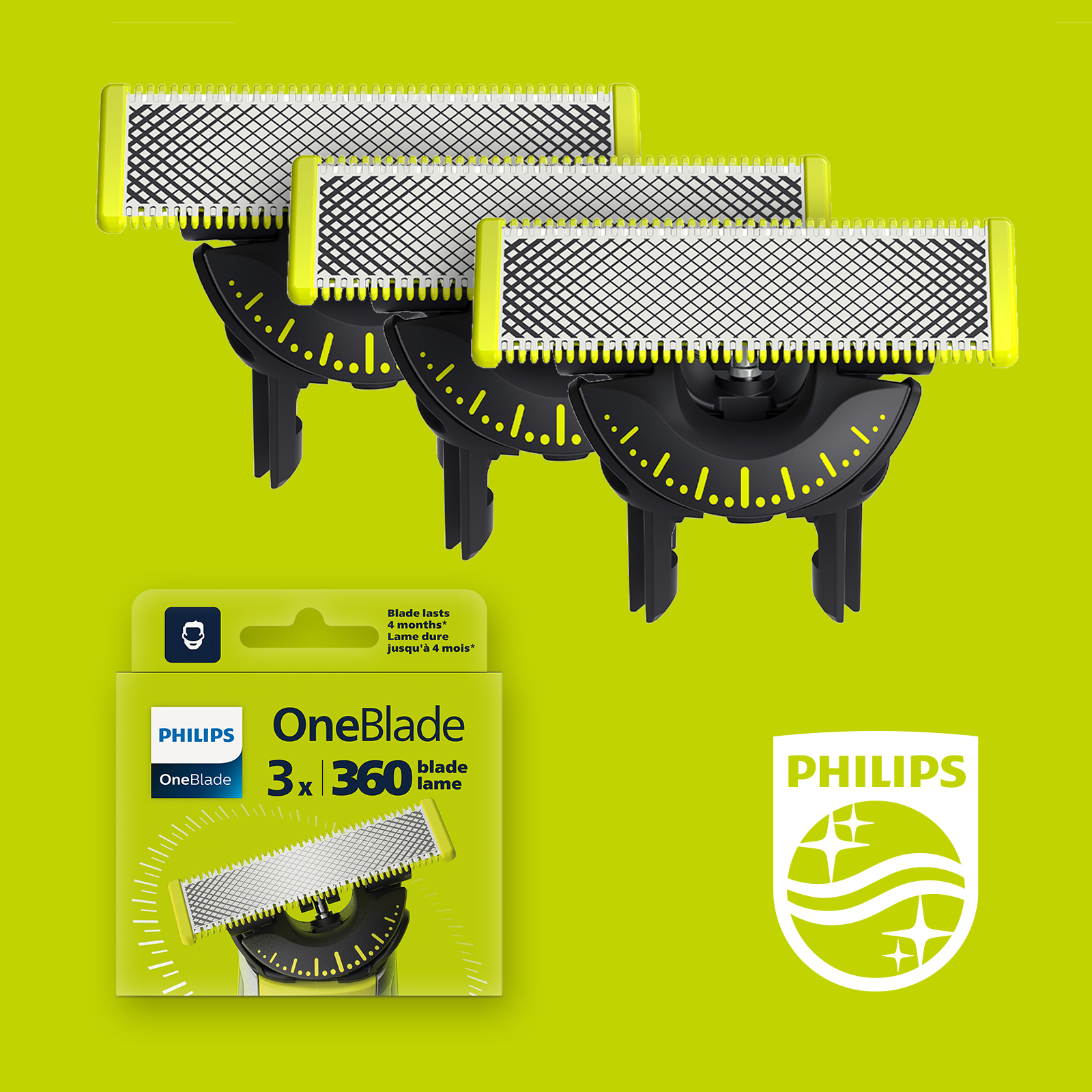 PHILIPS ELETTRODOMESTICI ONE BLADE PRO 360 QP430/50