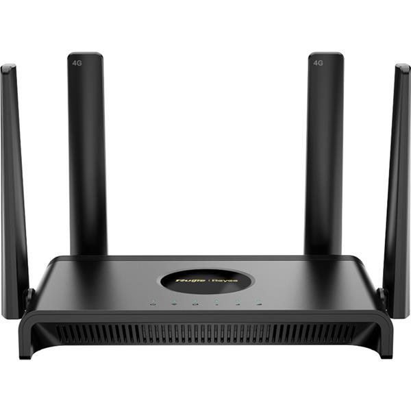 RUIJIE NETWORKS Reyee Cloud Wireless Router Mobile 4G LTE Cat4. Wi-Fi 4 3xFE LAN 1xFE WAN. Slot MicroSIM
