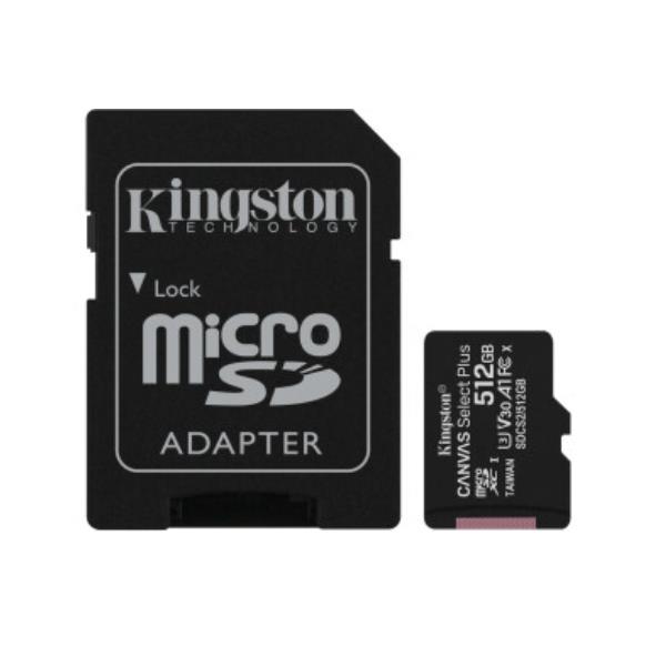 PARTI DI RICAMBIO KINGSTON 512GB MICROSDXC CANVAS SEL