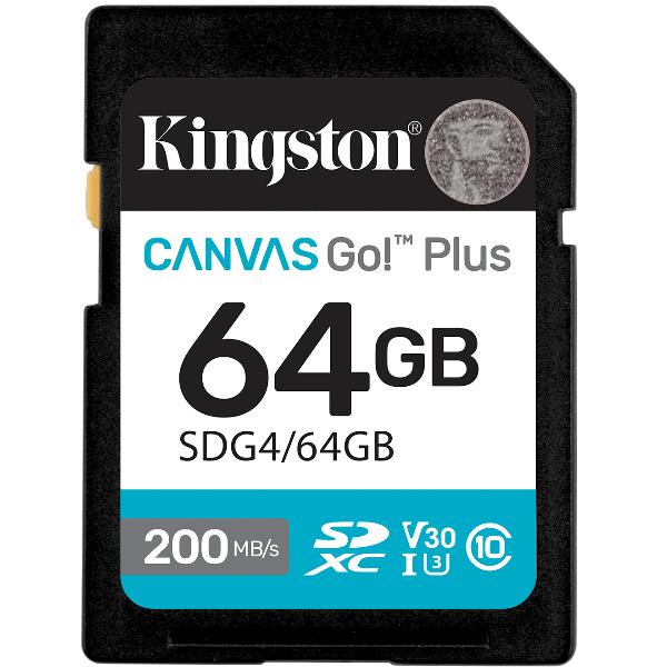 KINGSTON TECHNOLOGY SD Canvas Go! Plus 64GB