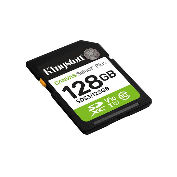 KINGSTON TECHNOLOGY SDXC Canvas Select Plus Gen3 128GB