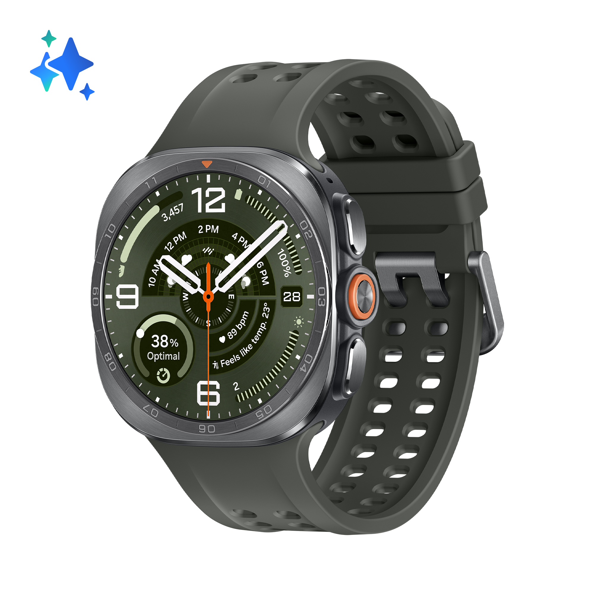 SAMSUNG CELLULARI GALAXY WATCH ULTRA2 47MM LTE SILVER