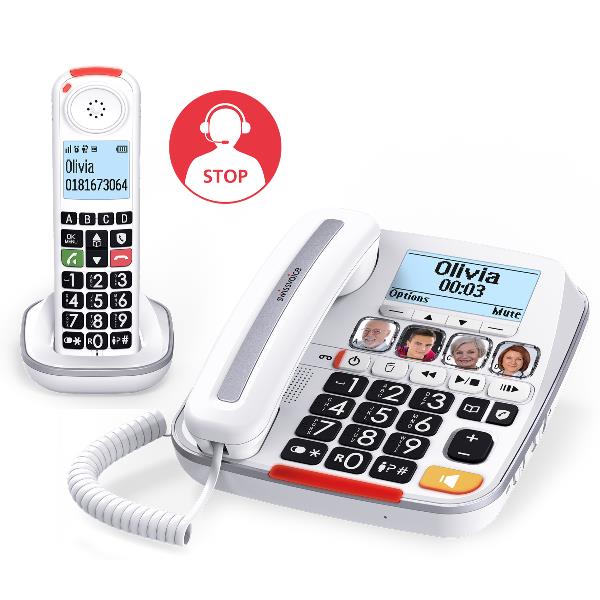 Alcatel Fissi SWISSVOICE TELEFONO COMBO Xtra 3355