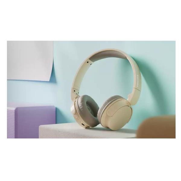 PHILIPS TV & AUDIO CUFFIA OVER-EAR WIRELESS BEIGE
