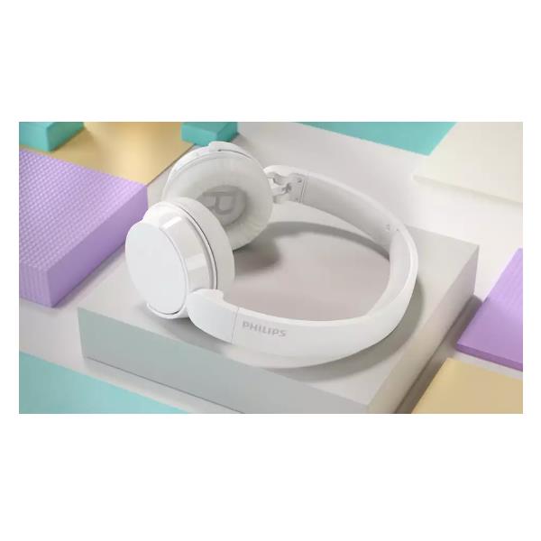 PHILIPS TV & AUDIO CUFFIA OVER-EAR WIRELESS BASS+ WHITE