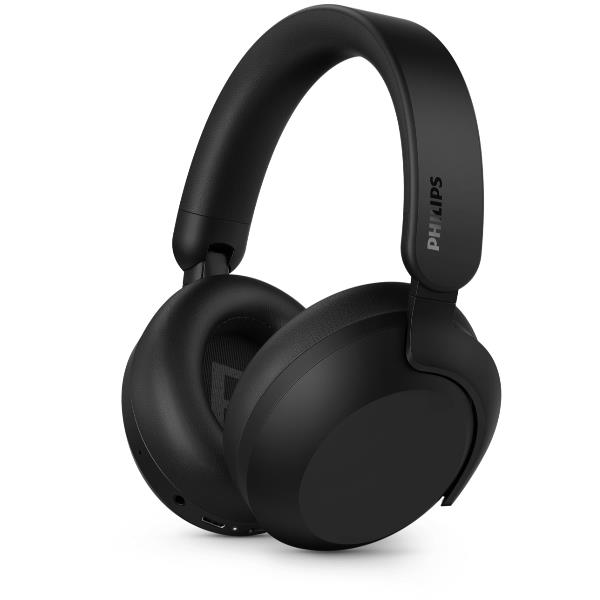 PHILIPS TV & AUDIO CUFFIA OVER-EAR WIRELESS NERO CANCELLAZIONE DEL RUMORE