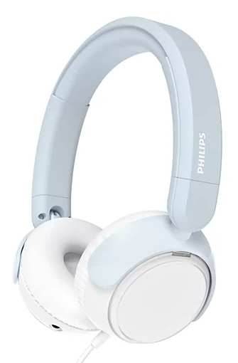 PHILIPS TV & AUDIO CUFFIA ON-EAR CABLATA PER BAMBINI MICROFONO USB-C/3.5MM - AZZURRO