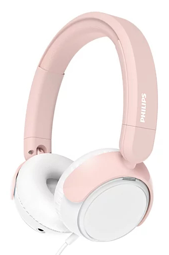 PHILIPS TV & AUDIO CUFFIA ON-EAR CABLATA PER BAMBINI MICROFONO USB-C/3.5MM - ROSA