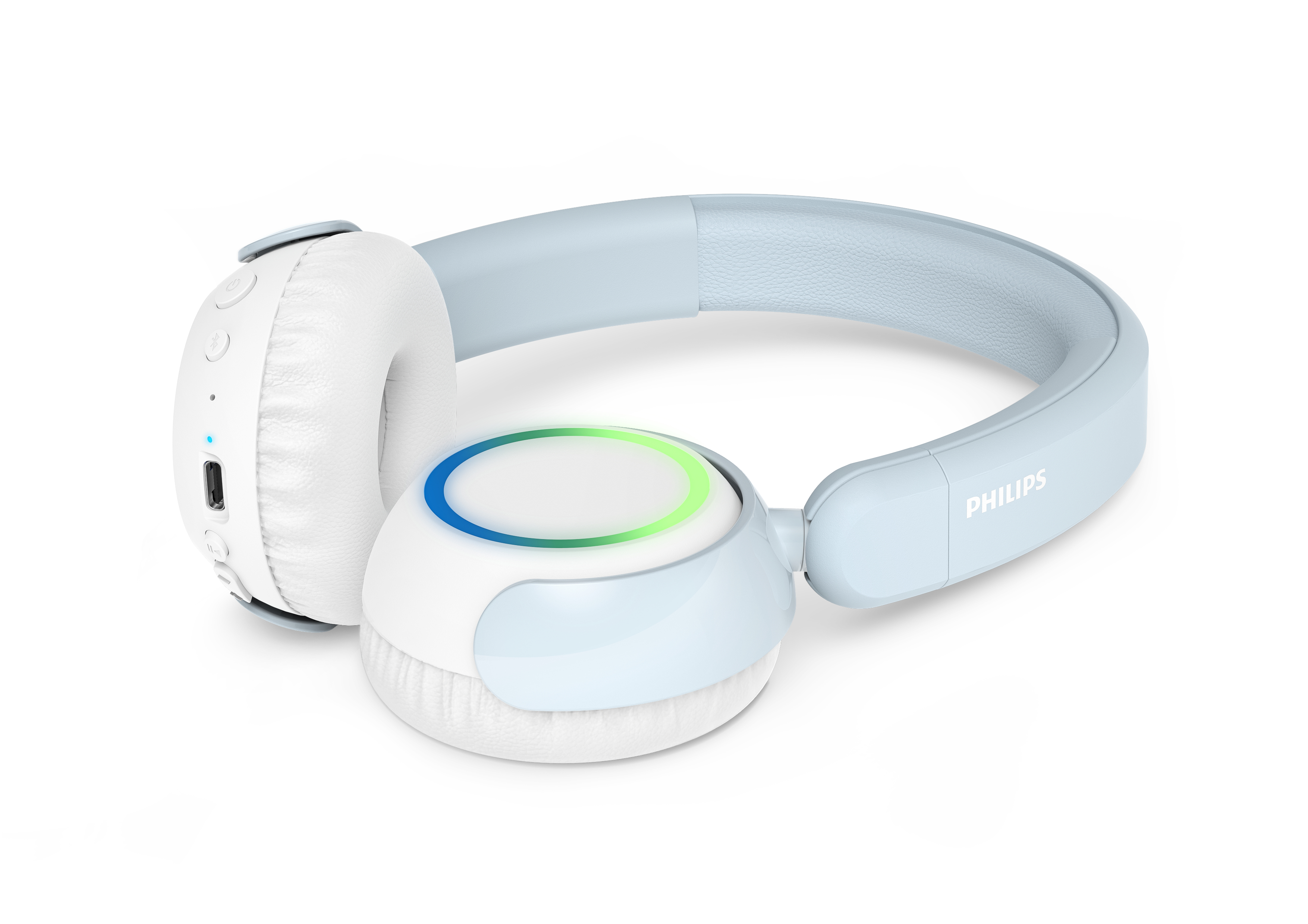 PHILIPS TV & AUDIO CUFFIA ON-EAR WIRELESS PER BAMBINI BLUETOOTH MICROFONO - AZZURRO