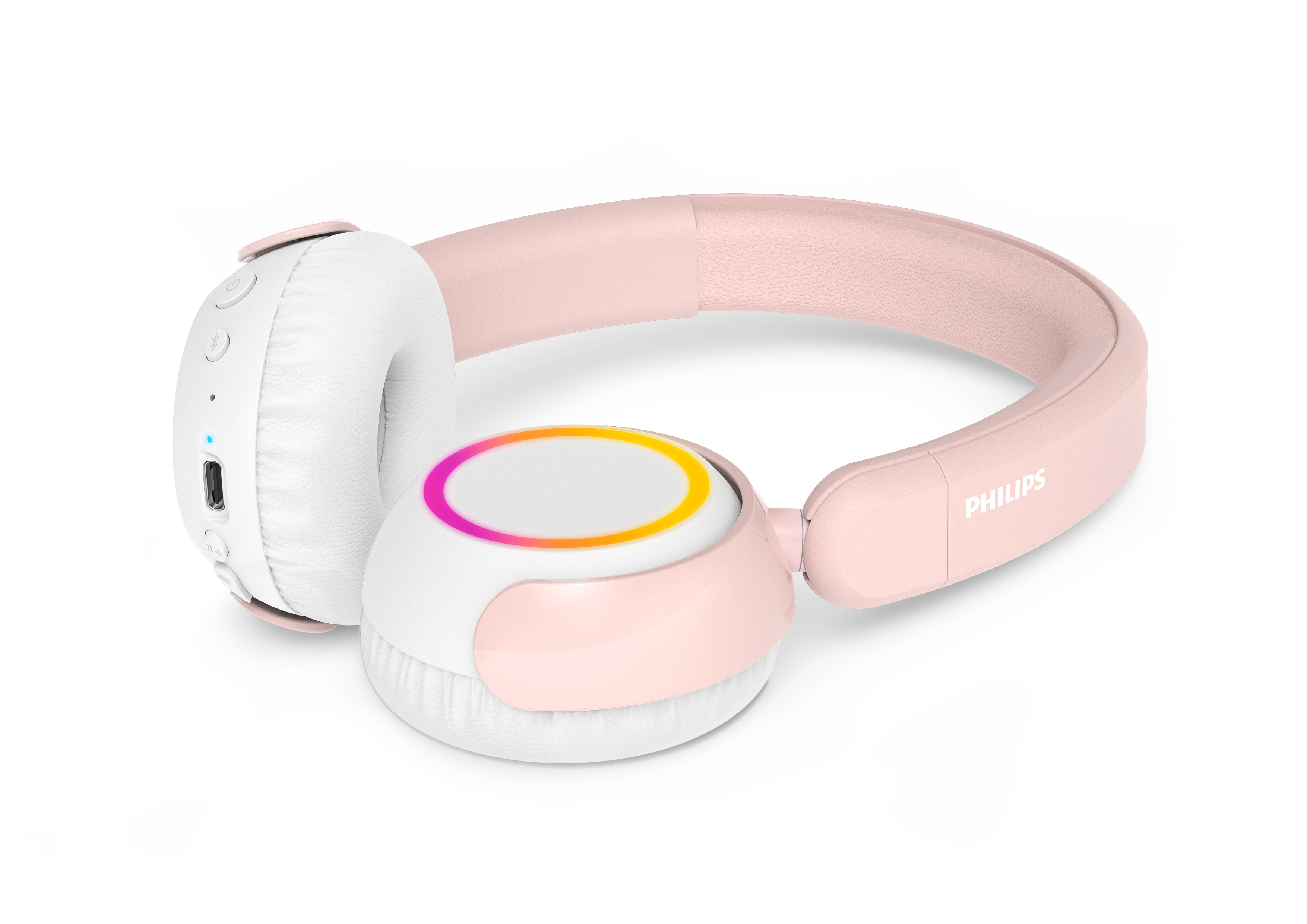 PHILIPS TV & AUDIO CUFFIA ON-EAR WIRELESS PER BAMBINI BLUETOOTH MICROFONO - ROSA