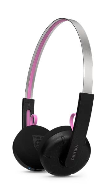 PHILIPS TV & AUDIO CUFFIA ON-EAR WIRELESS/CAVO THE RINGO DUO BLUETOOTH MICROFONO - NERO