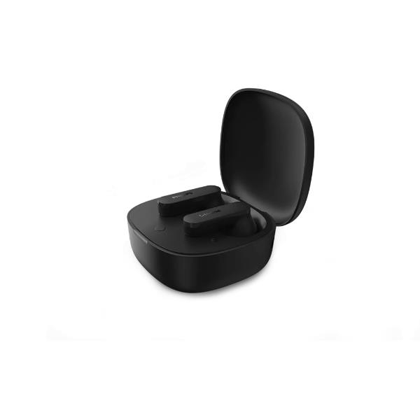 PHILIPS TV & AUDIO AURICOLARI PICCOLI TRUE WIRELESS BLUETOOTH MICROFONO CANCELLAZIONE DEL RUMORE IPX4 CUSTODIA RICARICABILE TASCABILE - NERO