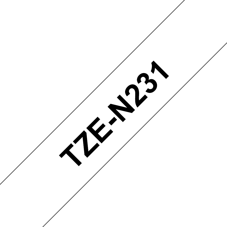 CONSUMABILI BROTHER NASTRO 12MM NON LAMINATO NERO BIANC