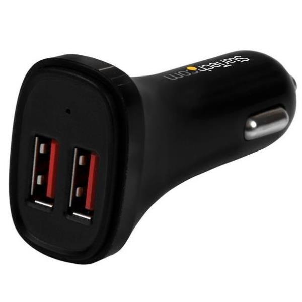 StarTech Caricatore Auto 2xUSB 24W/4.8A