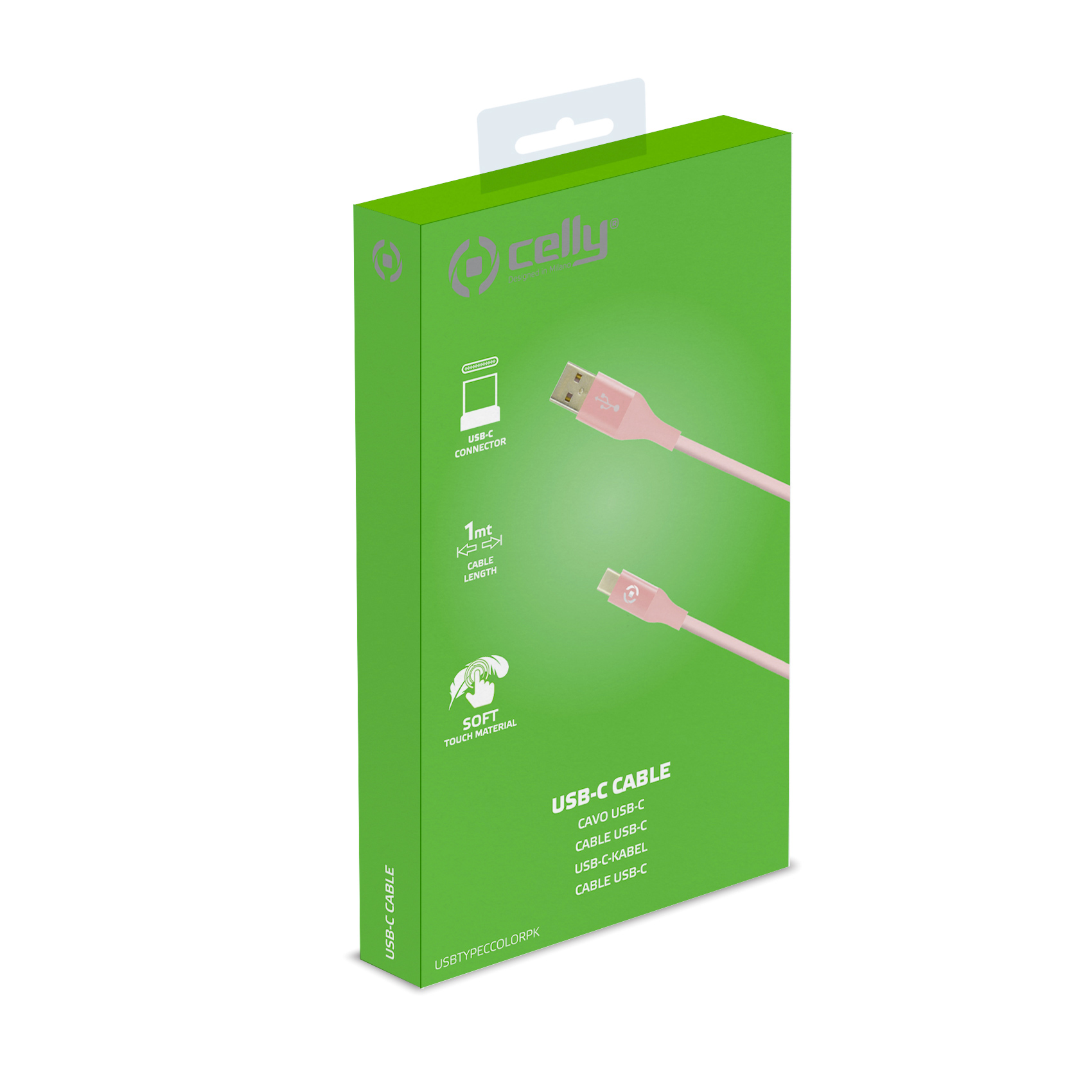 USBTYPECCOLOR - Cavo USB-A a USB-C, lunghezza 1 metro, potenza massima 15 Watt, guaina ultra resistente 5