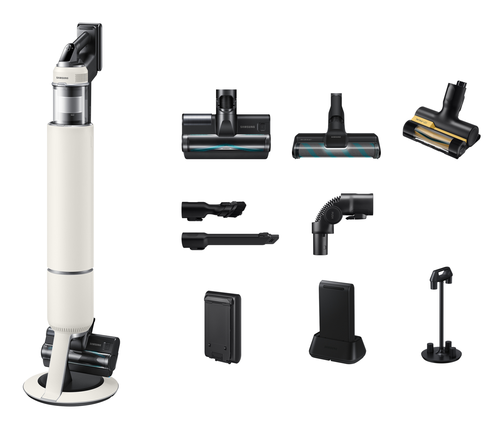 SAMSUNG ELETTRODOMESTICI Aspirapolvere senza filo Samsung Bespoke AI Jet Lite complete extra 280W