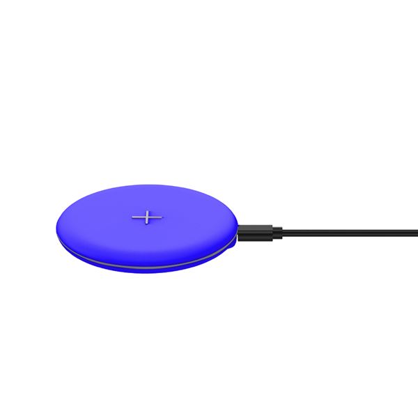 WLFASTFEEL - Caricabatteria wireless con cavo integrato Micro Usb, indicatori LED, potenza massima 10 Watt 4