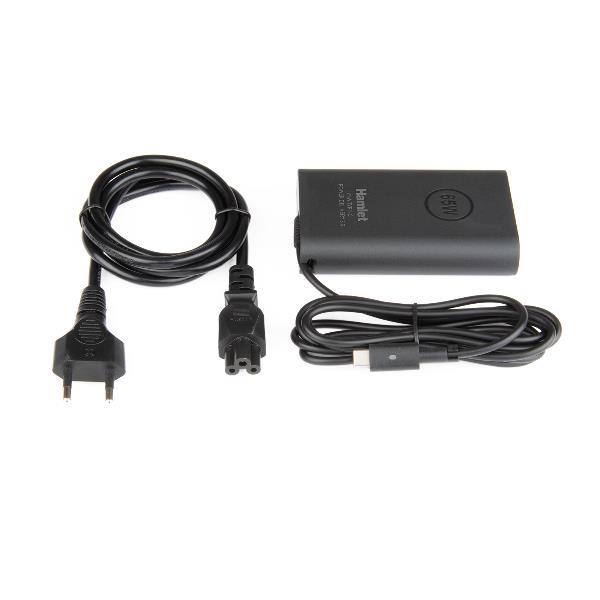 XPDC-065DL Alimentatore Universale Power Delivery USB-C 65W versione Desktop con cavi 1,5 mt + 1,7 mt 3