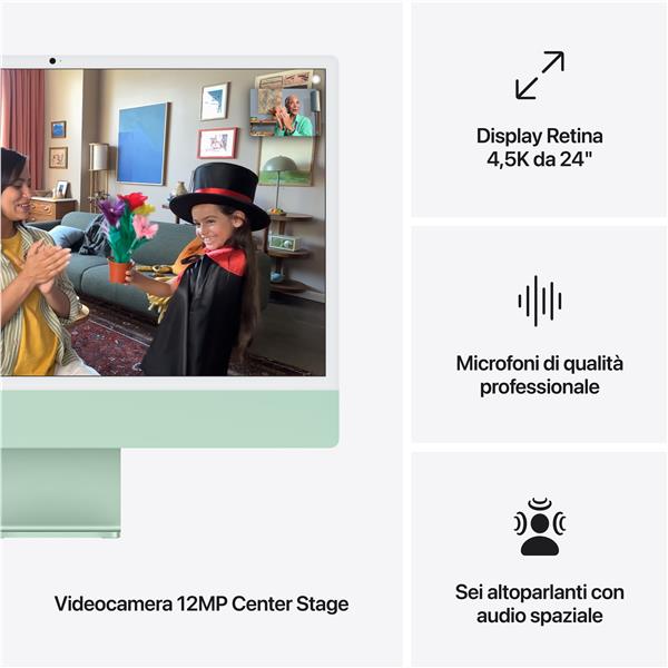 Imac 24 M4 Grn/10Core/24Gb/512Gb - immagine 6