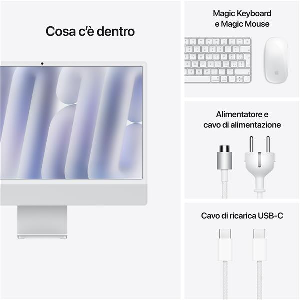 Imac 24 M4 Slv/8Core/16Gb/256Gb - immagine 5