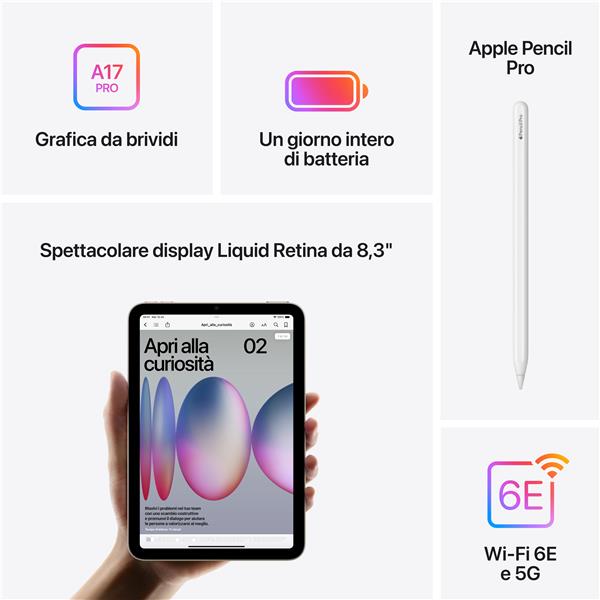 Ipad Mini WiFi Cl 512Gb Space Grigio - immagine 2