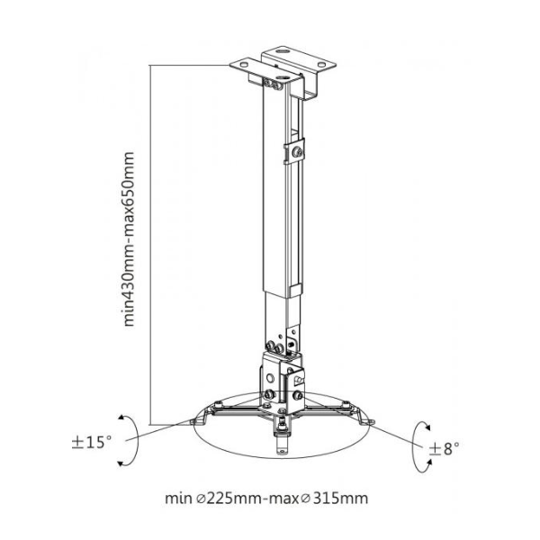 Svp Tapa 430/650Mm Argento - immagine 4