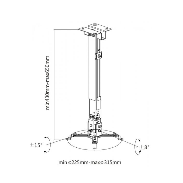 Svp Tapa 430/650Mm Bianco - immagine 3