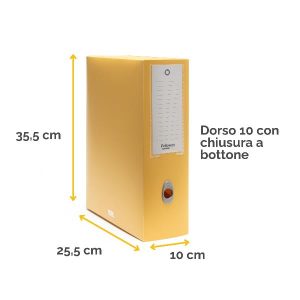 Scatola Progetto Holos D10 Giallo