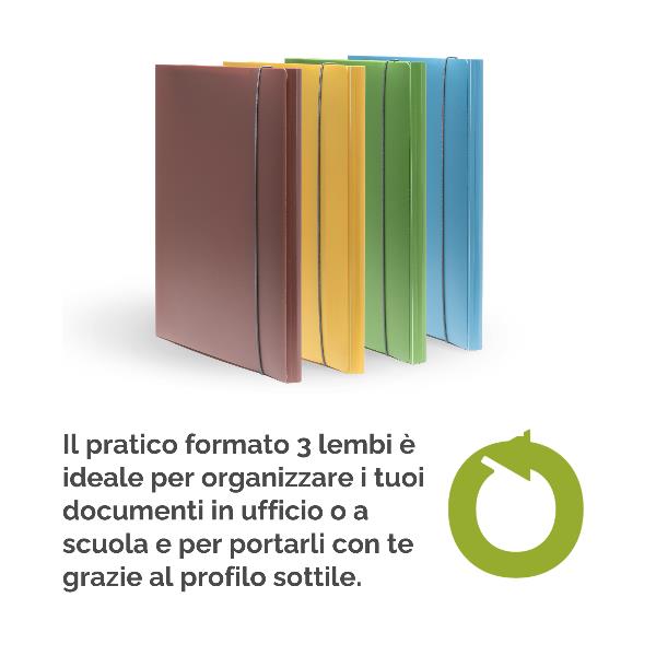 Cartella 3 Lembi Holos Giallo - immagine 4