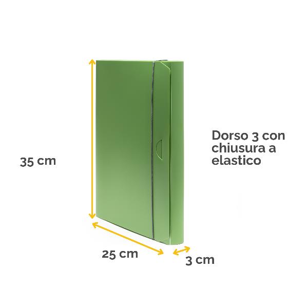 Cartella Progetto Holos 3 Verde - immagine 3