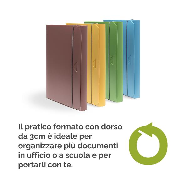 Cartella Progetto Holos 3 Marrone - immagine 2